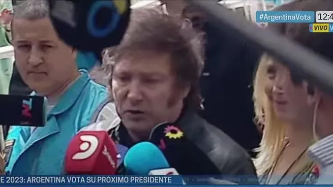 Javier Milei, luego de votar: 