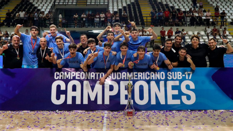 Básquet: Argentina se consagró campeón sudamericano sub 17 