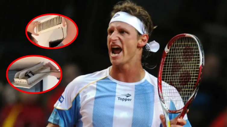 Descubrieron la cámara oculta de David Nalbandian a su expareja