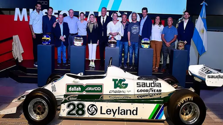 Homenaje: el Williams de Reutemann en el Museo Fangio