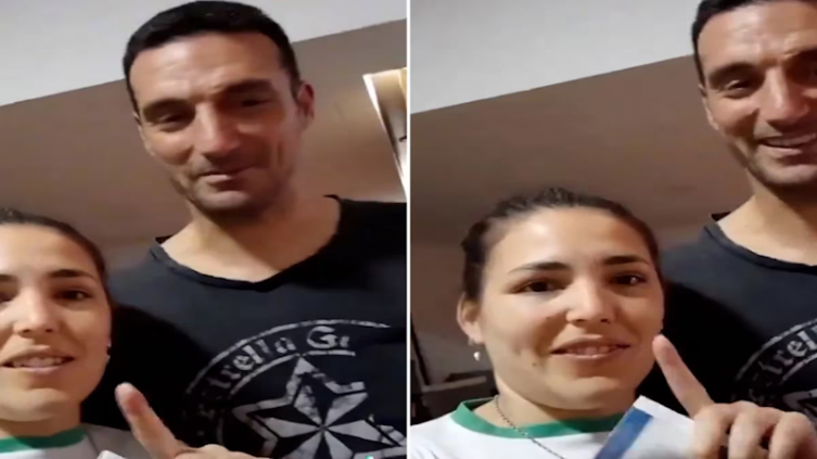 El pedido de una fanática a Lionel Scaloni que se hizo viral