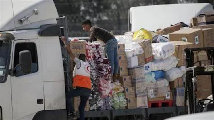 Más de 130 camiones con ayuda humanitaria ya cruzaron a Gaza 