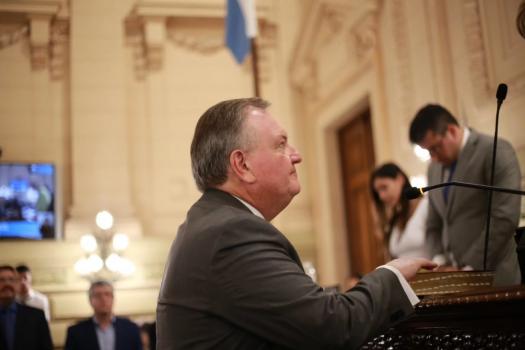 Felipe Michlig adelantó una Ley Tributaria con aumentos 