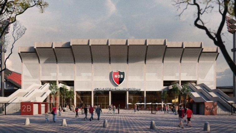 Newell ´s: así está y quedará la cancha con la nueva tribuna