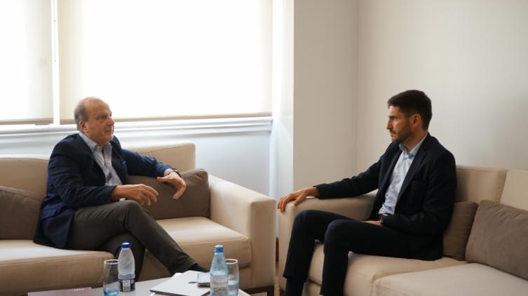 El gobernador Pullaro se reunió con el ministro de Infraestructura de Nación