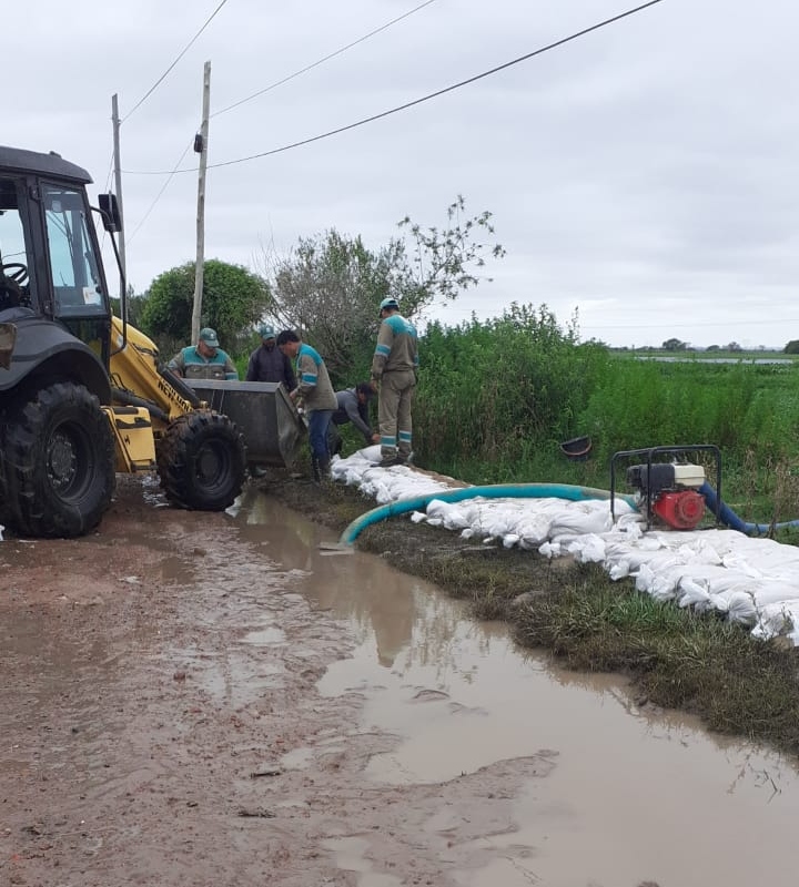 La Municipalidad realiza tareas de bolseo en la Vuelta del Paraguayo