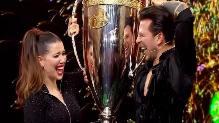 Wanda Nara se consagró campeona del Bailando italiano