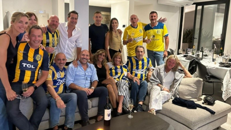 La foto canalla de Ruben con Belloso en Punta del Este