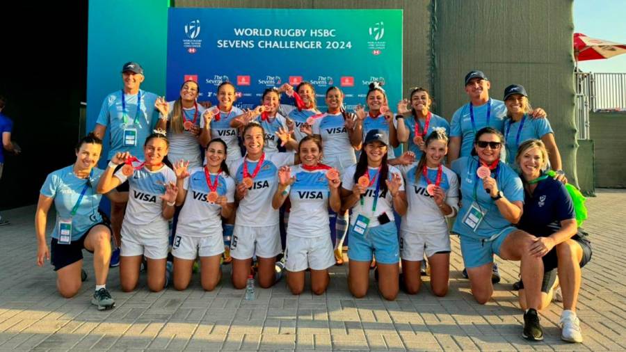 Las Yaguaretés lograron una histórica medalla de bronce en el Seven de Dubai