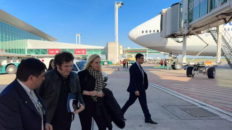 Milei llegó a Zúrich y luego irá a Davos para participar del Foro Económico Mundial