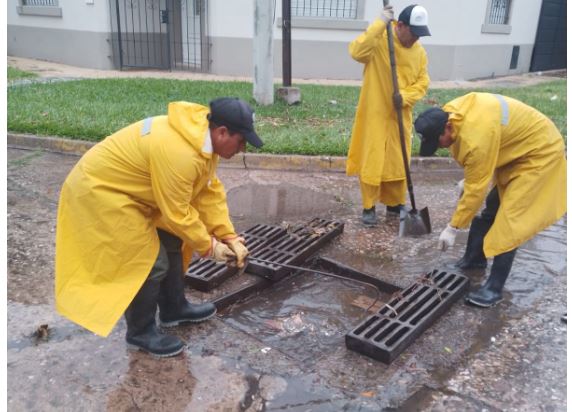 Trabajos desde la Municipalidad ante las últimas lluvias