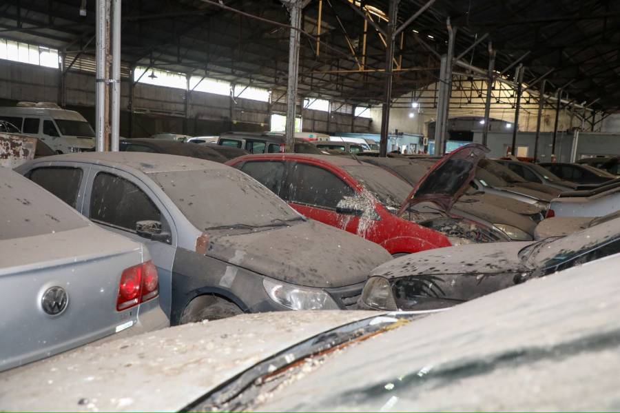 “Cementerio de autos”: Provincia pone en condiciones vehículos oficiales abandonados