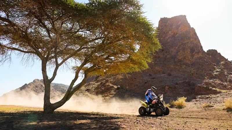 Dakar: El argentino Manu Andújar ganó en cuatriciclos y sigue primero