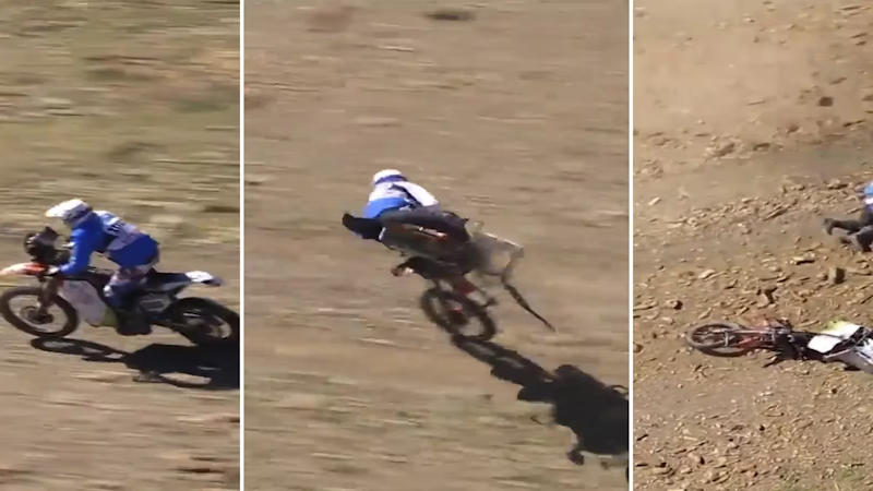 Brutal accidente en el Rally Dakar