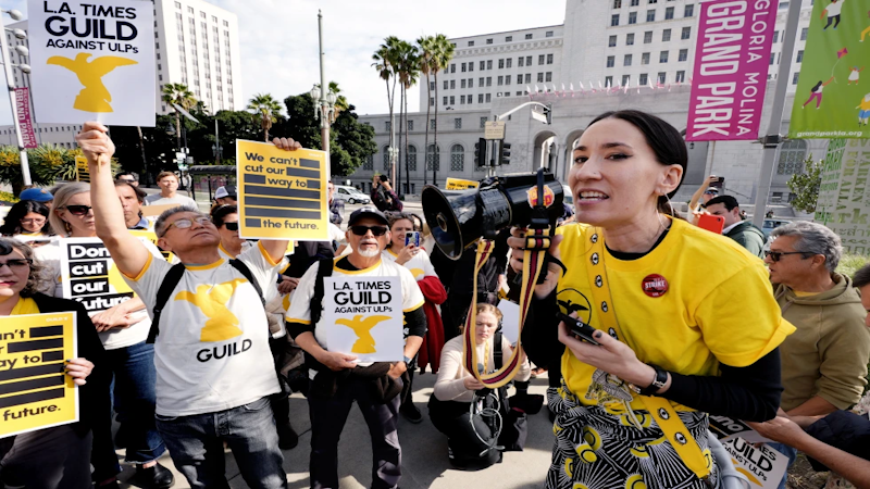 Sindicato de Los Angeles Times de paro en protesta por despidos previstos