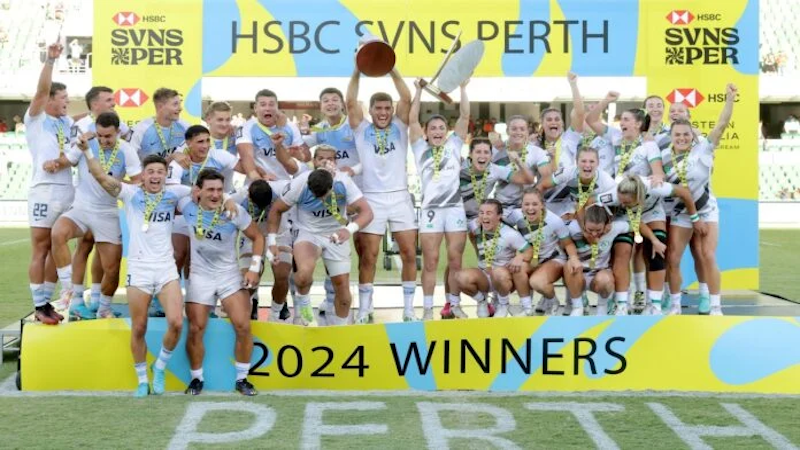 Los Pumas Seven se consagraron campeones en Perth