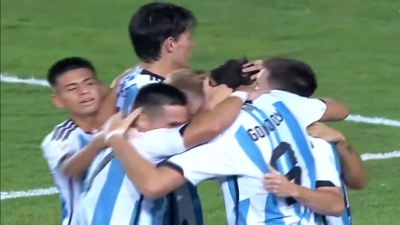 Preolímpico: Argentina empató 3-3 ante Uruguay y cerró invicta la primera fase 