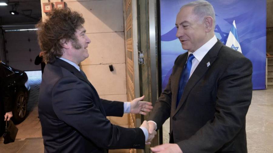 Milei se reunió con Netanyahu, que le agradeció su 