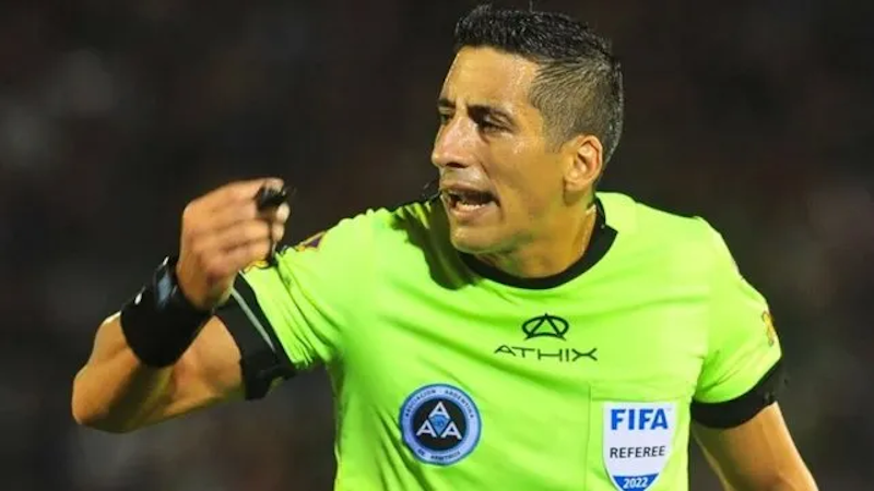 Yael Falcón Pérez será el árbitro del duelo entre Godoy Cruz-Unión