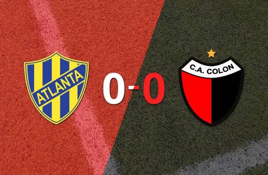 Atlanta y Colón no se hicieron daño y empataron sin goles
