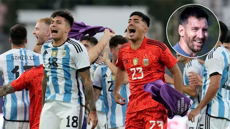 Messi festejó la clasificación a los Juegos Olímpicos