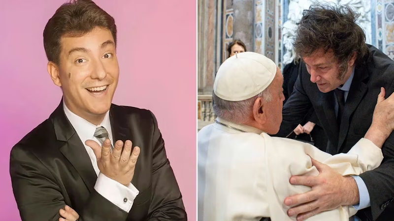Milei y el Papa Francisco en Roma: La divertida parodia de Tarico