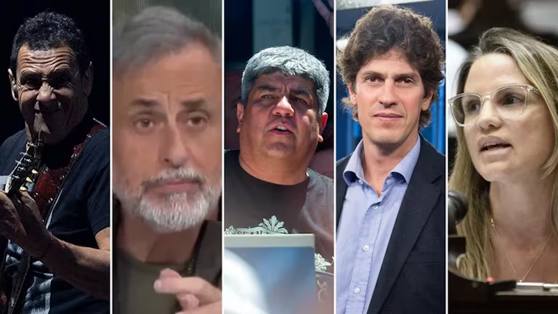 Artistas, políticos y famosos respaldaron a Lali Espósito