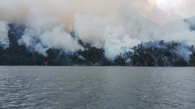 Parque Nacional Nahuel Huapi: creció la superficie consumida por el fuego