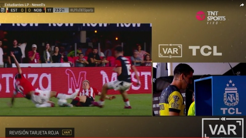 La AFA publicó los audios del VAR de la expulsión de Banega