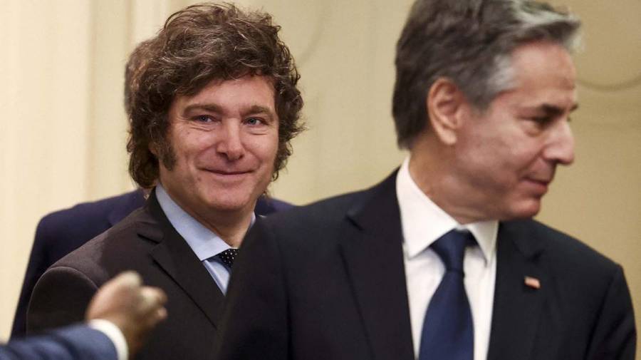 Tras reunirse con Milei, Blinken destacó el 