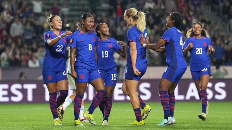 Estados Unidos goleó a Argentina en Copa Oro