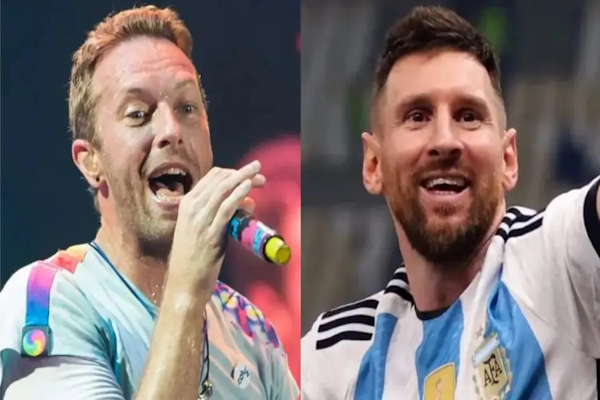Chris Martin le mandó un mensaje a Lionel Messi