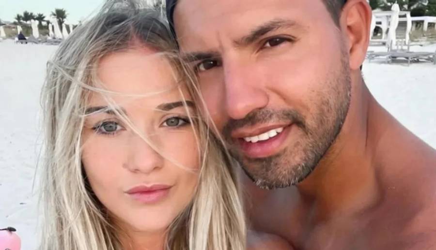 El Kun Agüero y Sofía Calzetti confirmaron que serán padres de una nena