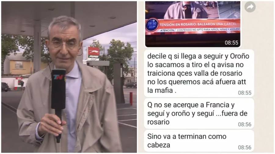 Rosario: amenazaron de muerte a Nelson Castro y al equipo de TN