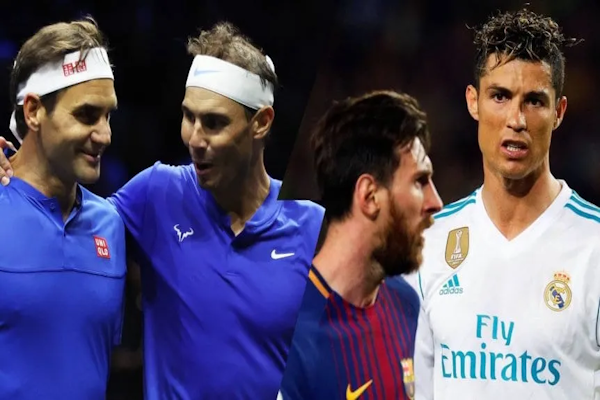 Se comparó la rivalidad entre Messi y Cristiano Ronaldo con la de Rafa y Federer