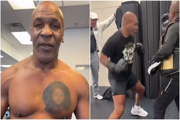 El severo entrenamiento de Mike Tyson para boxear a los 57 años
