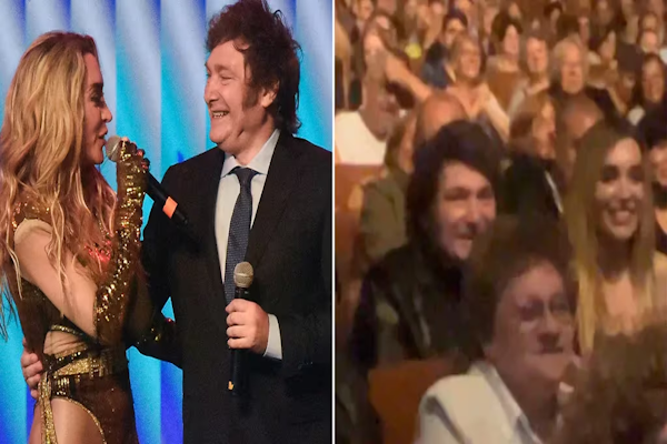 Javier Milei y Fátima Florez salieron al teatro