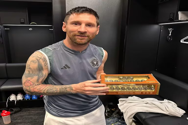 Messi recibió uno de los regalos más originales
