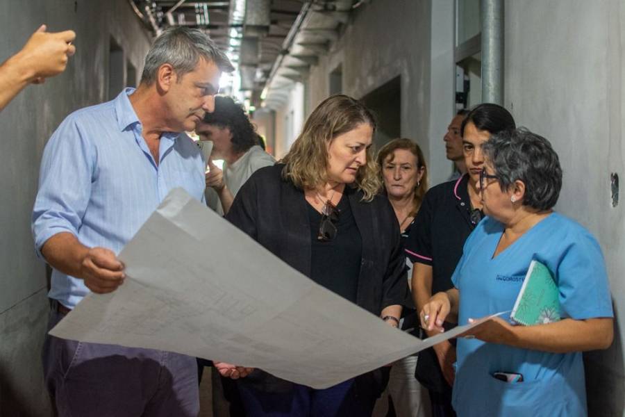 El Gobierno de la Provincia avanza con las obras en el Hospital Sayago