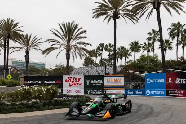 IndyCar: gran actuación de Agustín Canapino en un histórico circuito de EE. UU
