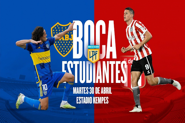 Boca vs. Estudiantes, por la semifinal de la Copa de la Liga: hora y TV