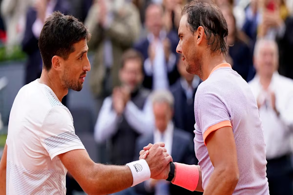 El gran gesto de Rafa Nadal tras derrotar al argentino Pedro Cachín 