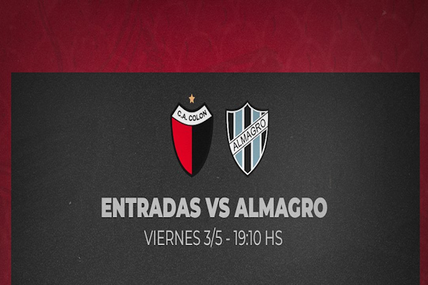 En venta las entradas para Colón ante Almagro