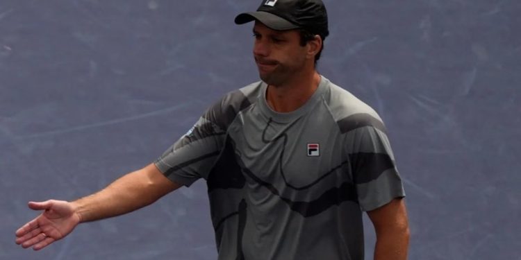 Horacio Zeballos se lesionó y debió abandonar el Masters de Madrid