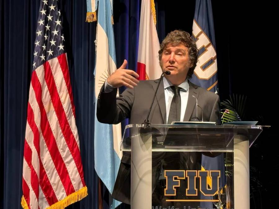 Milei expone de economía en el Foro del Instituto Milken