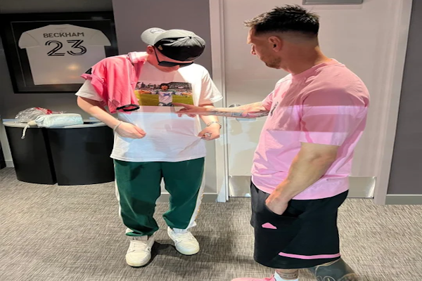 Messi, Maradona y Bizarrap juntos en una foto