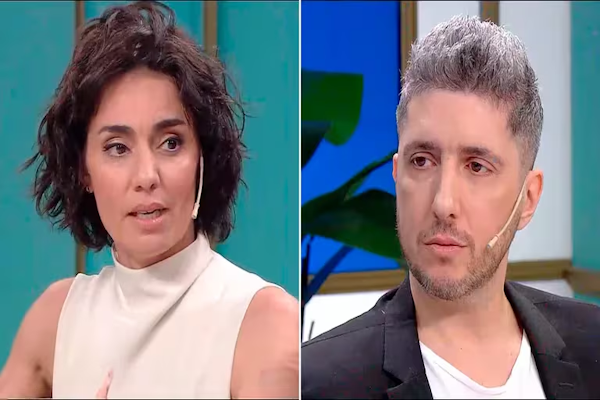 Cruce entre Jey Mammon y la periodista Valeria Sampedro