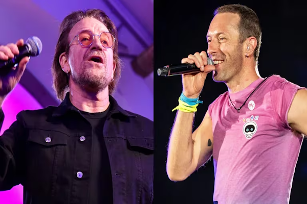 Bono de U2 dijo que Coldplay no es una banda de rock