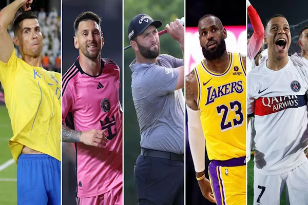 La lista de los 10 deportistas que más dinero ganan