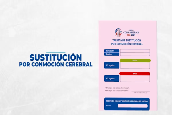 Copa América: La Conmebol detalló el protocolo del sexto cambio y la tarjeta rosa